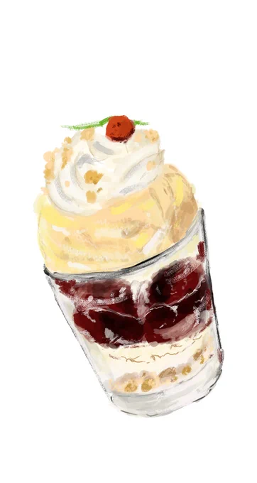 コーヒーゼリーパフェ 