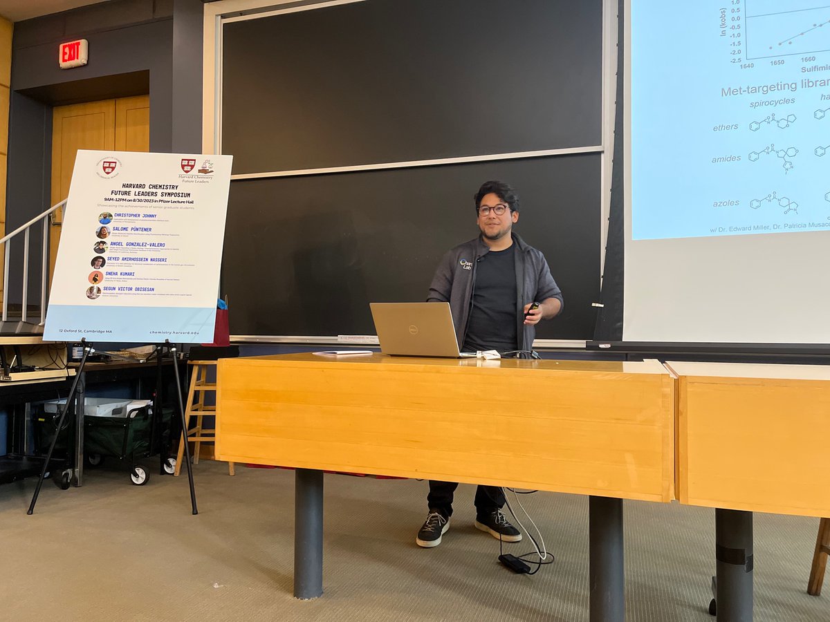 Harvard Chemistry (@harvardccb) on Twitter photo Angel Gonzalez-Valero presenting at the Harvard Chemistry Future Leaders Symposium #chemtwitter <a href="/UCB_Chemistry/">College of Chemistry</a> Angel Gonzalez-Valero presenting at the Harvard Chemistry Future Leaders Symposium #chemtwitter <a href="/UCB_Chemistry/">College of Chemistry</a>
