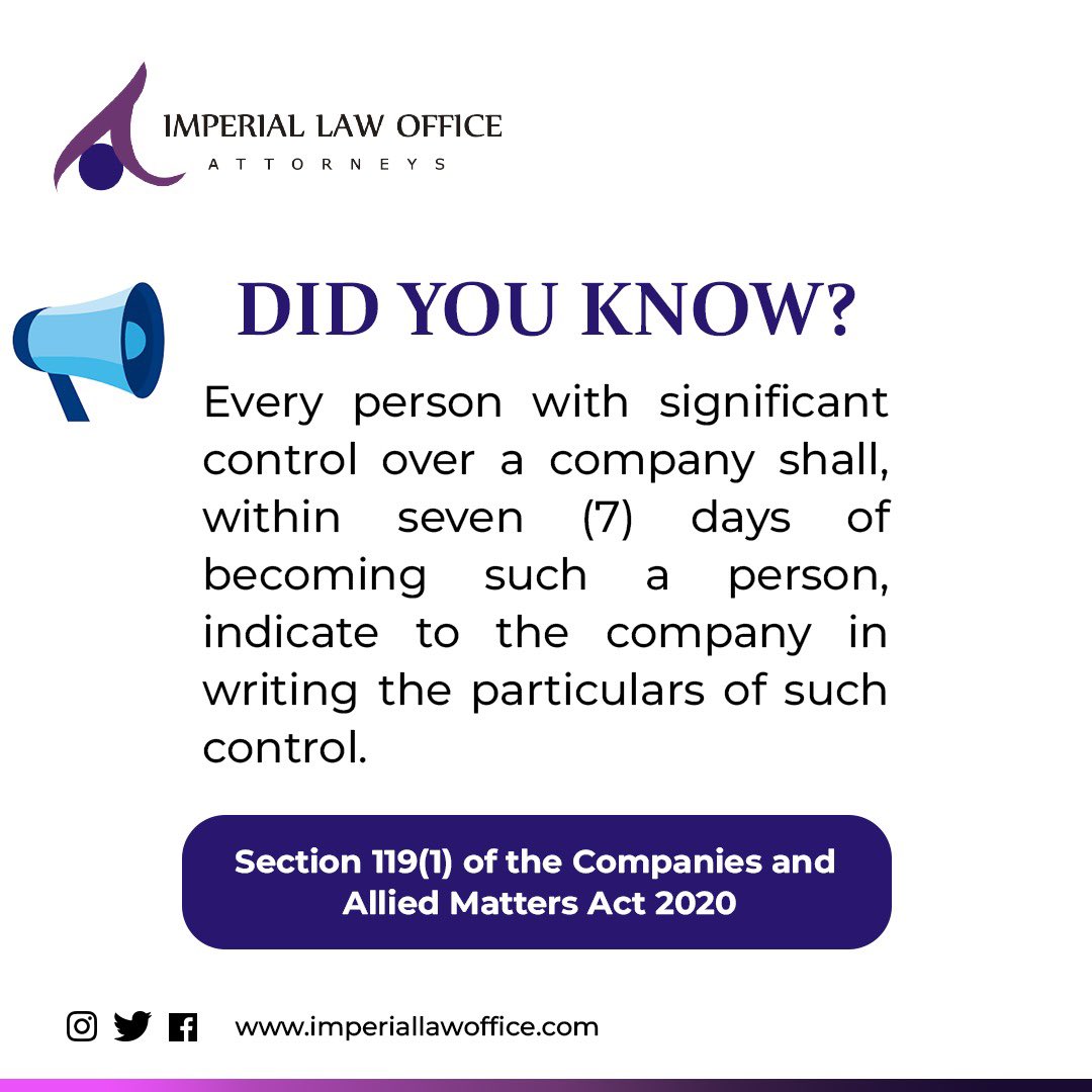DID YOU KNOW???

#imperiallawoffice #commerciallawfirm #fintech #finance #startup #entrepreneurship #nigeria #businesslaw #legaladvice #lawfirm #lagoslawfirm