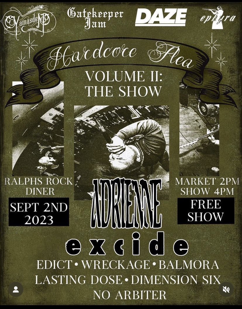 fiveyearwinterx's tweet photo. The Hardcore Flea returns to Worcester MA this Saturday 9/2 hosted by yours truly and Gatekeeper Jam! FREE event, market starts at 2 and runs all day with the show starting at 4! https://t.co/iLgQ8utZ9k
