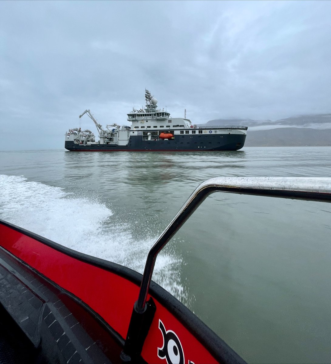 Our @NorskPolar team are now boarding #FFKronprinsHaakon in Longyearbyen (#Svalbard) to conduct this year's #FramStraitNPI cruise, and will head off towards east #Greenland for the annual oceanographic and sea ice cruise. Bon voyage!
📸Trine Lise Sviggum Helgerud @NorskPolar