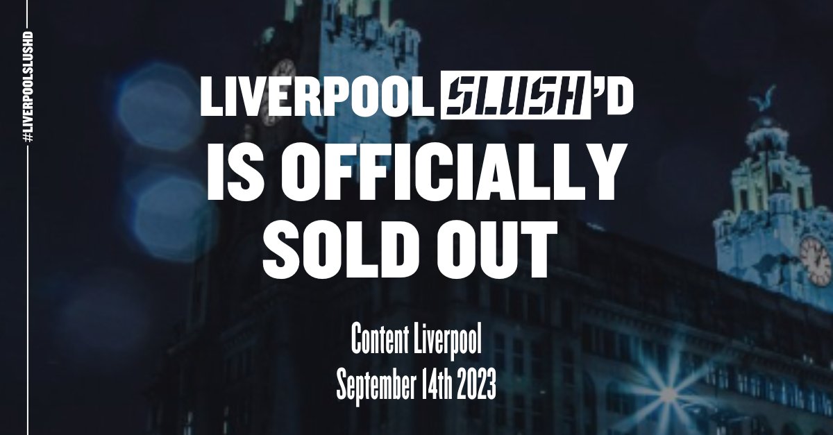 Liverpool Slush'D is SOLD OUT!🎟️Over 300 attendees have snagged their spots. Join us as we unite startup founders, operators, investors, and policy-makers for a day of innovation and inspiration!🚀#LiverpoolSlushD #StartupRevolution #TechInnovation