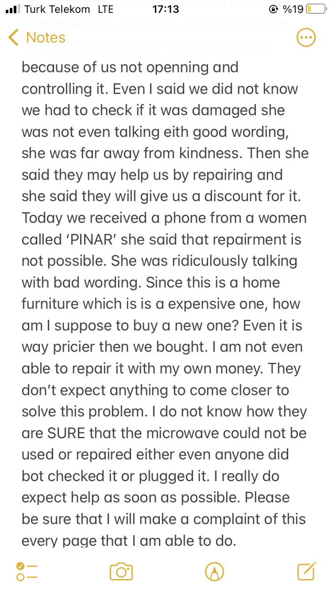 inanilayda's tweet photo. @BoschGlobal The bad wordings we heard from BOSCH HOME customer representative personnel because of their own fault!!! https://t.co/YgIdfoTagN