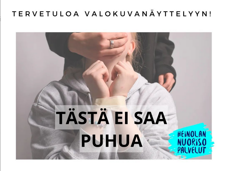 Tästä ei saa puhua-valokuvanäyttely ja kokemustarinat, Heinolan kirjasto, 3.9.23 asti, jotka kertovat nuorten tuntemuksista, kun ei sovi muottiin tai vastaa vaatimuksiin. 

Myös 5 kertomusta nuorten kokemasta häirinnästä kaupungilla ja somessa.

#Heinola #pienikaupunki_isoelämä