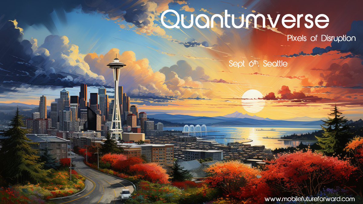 Next week, all mobile roads will lead to the birthplace of the wireless industry in the US - Seattle and I can't wait to see friends. Engaging in these discussions will not only push our intellectual boundaries, but also shape the industry for years. mobilefutureforward.com