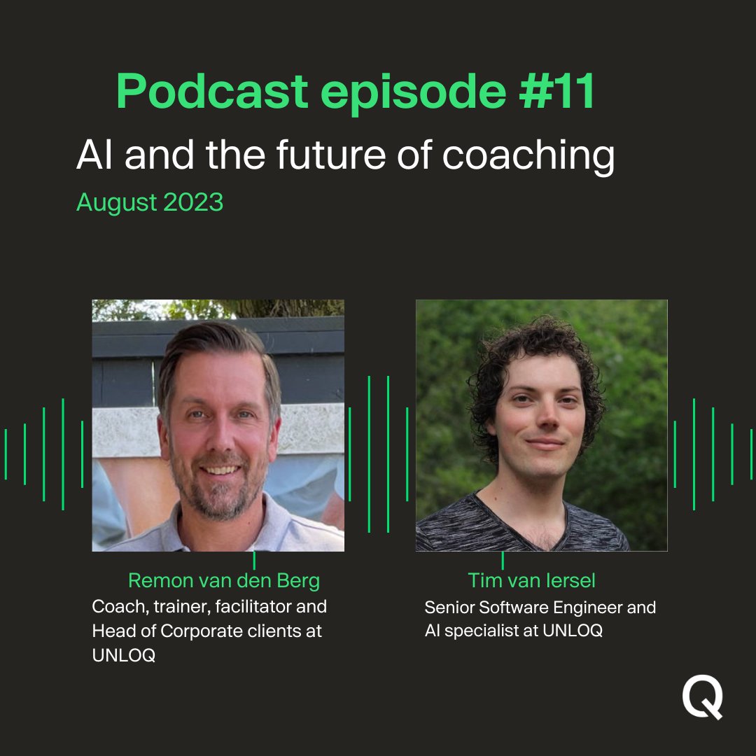 What is the future of #AI and #Coaching ?

Join us as we delve into this insightful conversation with Remon van den Berg and Tim van Iersel who talk from different perspectives within the #learninganddevelopment space