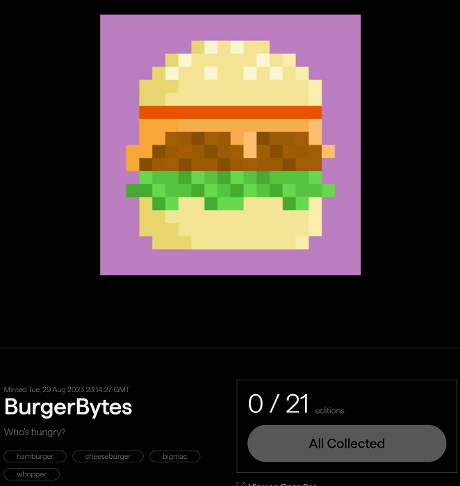 hamburgers4all's tweet photo. All BurgerBytes have been consumed! Thanks to all who took a byte! 
🤘🍔 🤟 https://t.co/pOSqqnplS5