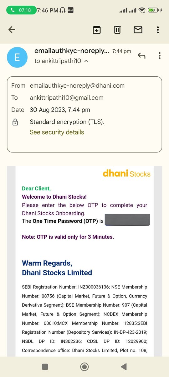 ankitsuperguy's tweet photo. @dhanicares Please check the mail &amp; Mail id. Is this legit? As I haven't tried to sign up. https://t.co/DDdh2bKP46