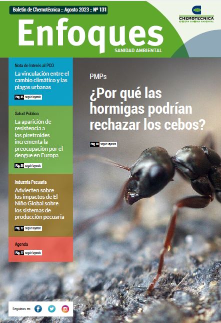 Les compartimos un nuevo número del Enfoques de Sanidad Ambiental de Chemotecnica.
Para descargarlo pueden ingresar a este link:
…1-4086-95cd-8270338ae011.usrfiles.com/ugd/b30165_722…
Que lo disfruten!!
#plagas #plagasurbanas #controldeplagas #newsletter #chemotecnica