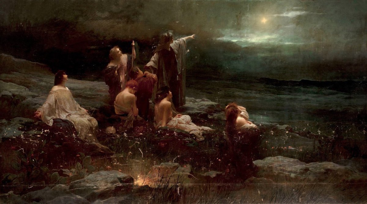 lastbreakofdawn's tweet photo. Morning star. Franciszek Żmurko, 1898 https://t.co/0TRtZPoIVG