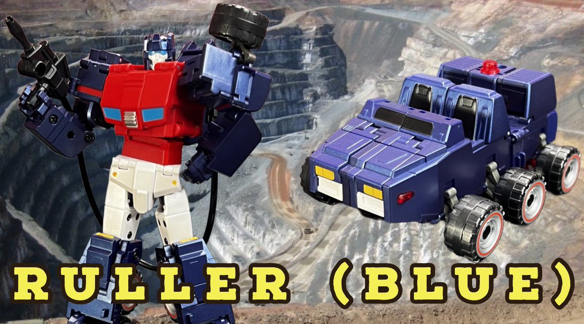 BobbySkullface's tweet photo. Today we look at the blue version of #modfans #ruller their #3rdparty take on #transformers #roller https://t.co/yJkI8K7ML2 https://t.co/QcL5pNidMx
