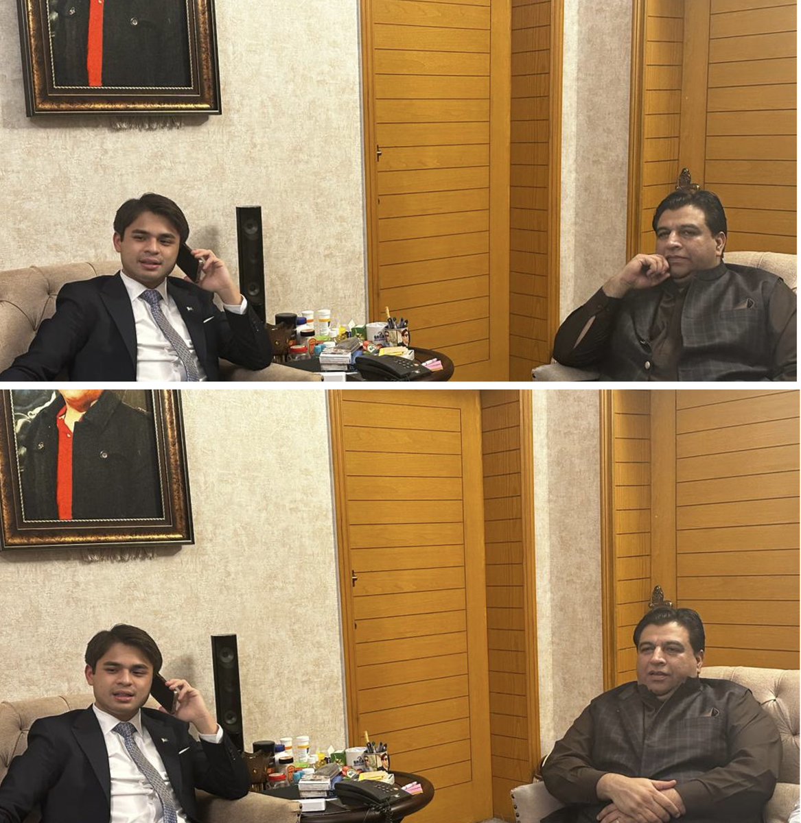 وزیر اعلیٰ بلوچستان کے سابق پرنسپل سیکرٹری میر عمران گچکی کی نومنتخب وزیر نوابزادہ جمال رئیسانی سے ملاقات، انہیں نیک تمناؤں اور دعائیں @SonOfShaeed