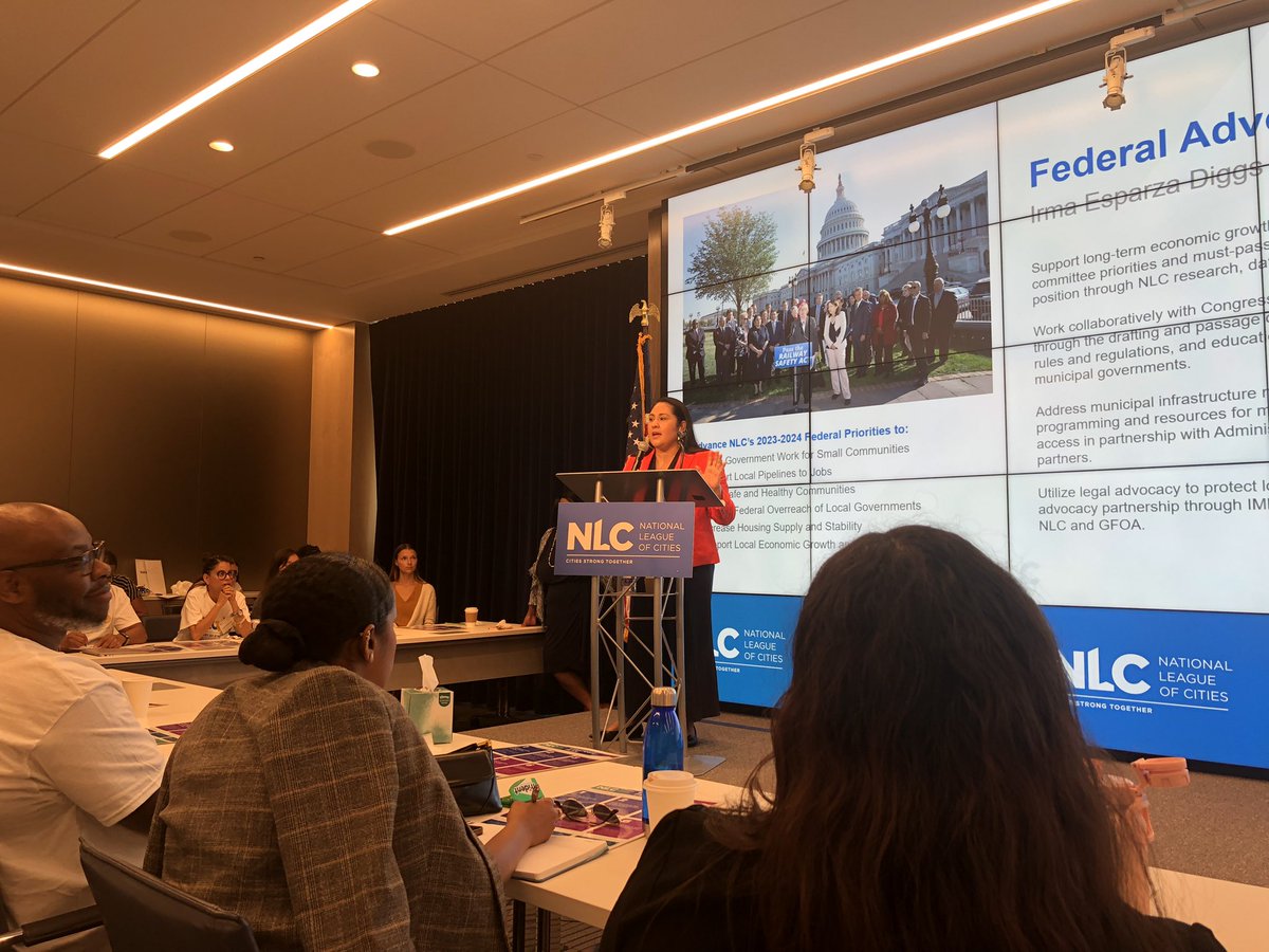 Here for the <a href="/leagueofcities/">National League of Cities</a> summer all staff meeting — learning &amp; sharing about all our ambitious goals for the year ahead!