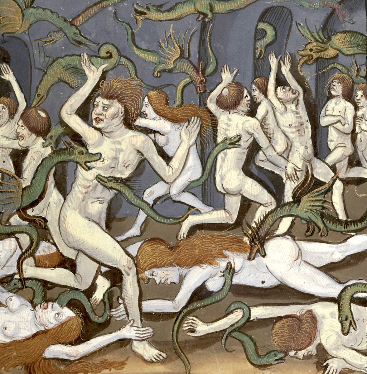 WeirdMedieval's tweet photo. there's also a snake party! https://t.co/XCak2Eb8MP