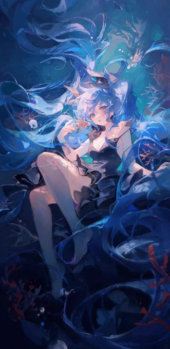 -深海少女#初音ミク #miku16th 