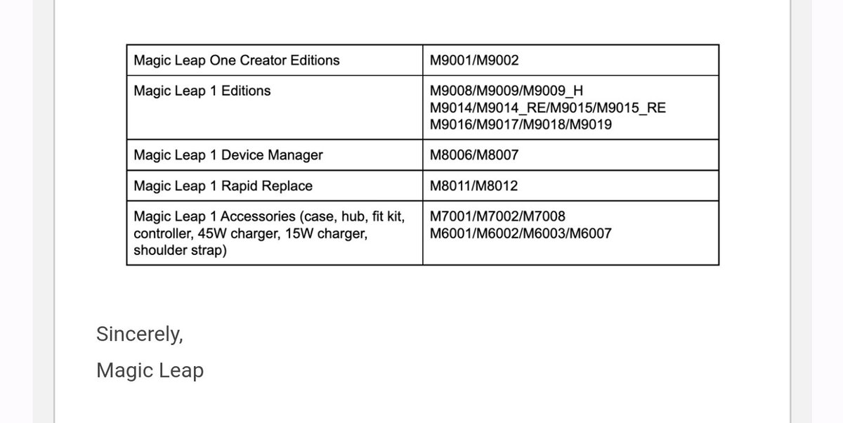 fabrizio_degni's tweet photo. That's a bad news... I have rhe #MagicLeapOne / #MagicLeap1 and it's the Official notice of End of Life support.
#magicleap @magicleap @magicleapdevs #VirtualReality #AugmentedReality #industry #magic #discontinued https://t.co/EGM18Cv0sF
