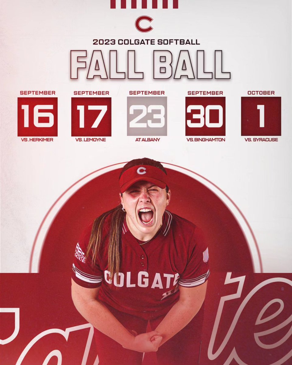 Colgate Softball tweet media