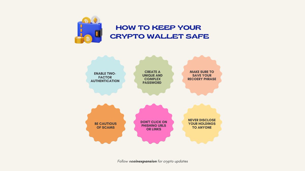 coinexpansion89's tweet photo. How to keep your crypto wallet?
Comment below with your opinion..!!!

#cryptowallet, #crypto, #cryptocurrences, #cryptomarket, #cryptoprices, #cryptoexchanges https://t.co/AzPfDy7jNJ
