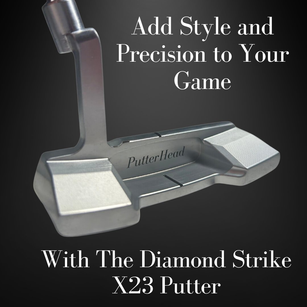 PutterHead21's tweet image. Elevate your golf game to new heights with the Diamond Strike X23 Putter! Experience precision like never before and make a stylish statement on the green. Whether you're aiming for accuracy or looking to turn heads, this putter has you covered. DiamondStrikeX23 #PrecisionGolf