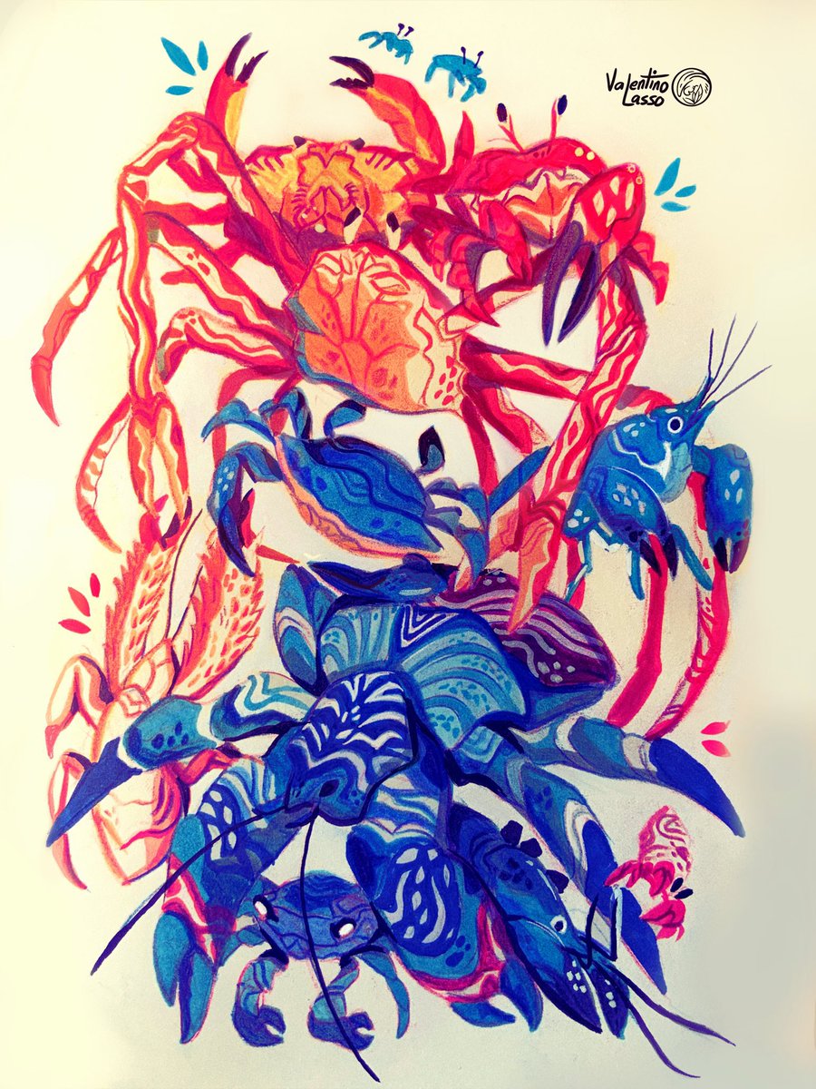 valentino_lasso's tweet image. Crustaceans 🦀✨
