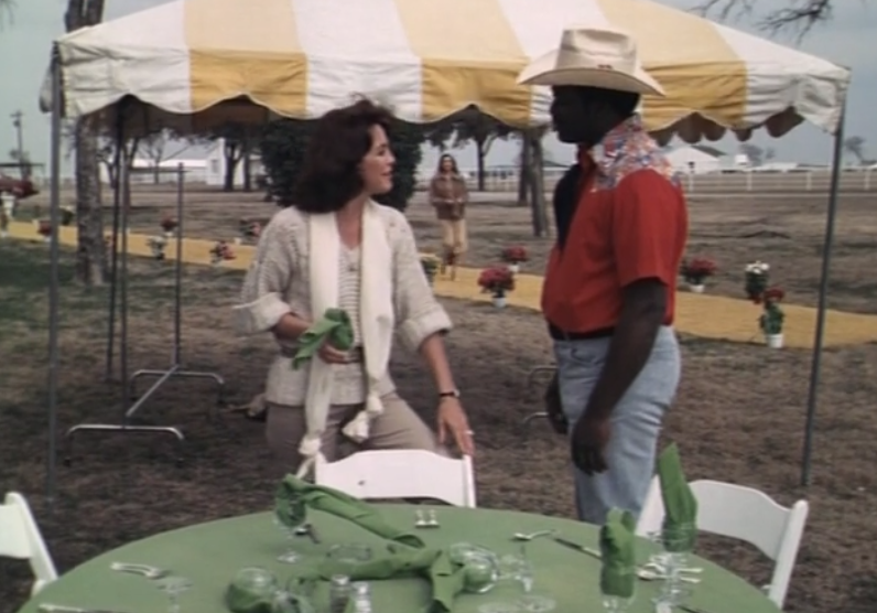 Principal_Fans's tweet photo. Sue Ellen plays lady of the manor #DallasRewatch https://t.co/DU6SDSTSwB