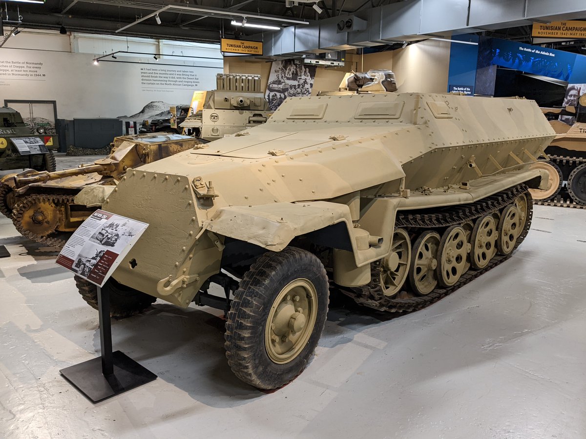 MartinKoenigsb2's tweet photo. #BackToBovington May '23 UK @tankmuseum German Sd. Kfz. 251 Half-track APC and Italian L3 /33 Tankette (Flamethrower version) #MarTMar2Euro23 #TankMuseum #Tanks #APCs #Bovington #SdKfz251 #L333 #GermanHistory #NaziHistory #ItalianHistory #FascistHistory @USAS_WW1 @militaryhistori https://t.co/qzVAsod59m