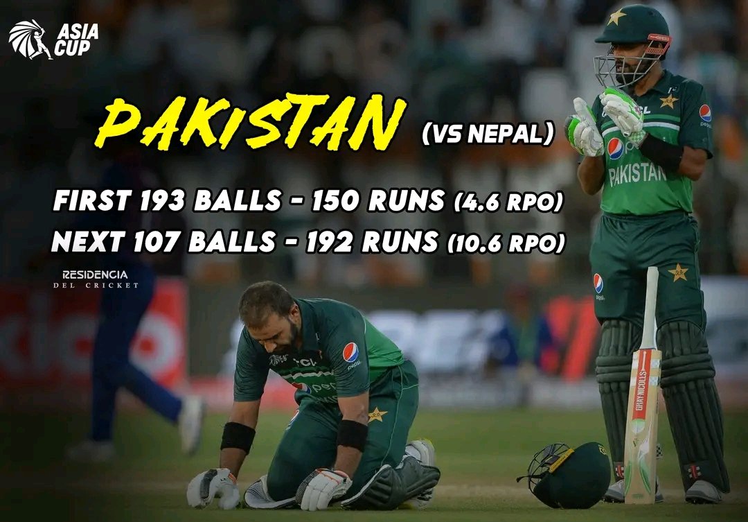 _rdcpk's tweet photo. Cautious in the first half, fierce in the later, #ThePakistanWay was in full flow at Multan Cricket Stadium today!

#AsiaCup2023 | #PAKvNEP | #IftiMania https://t.co/VPLXWipUG5