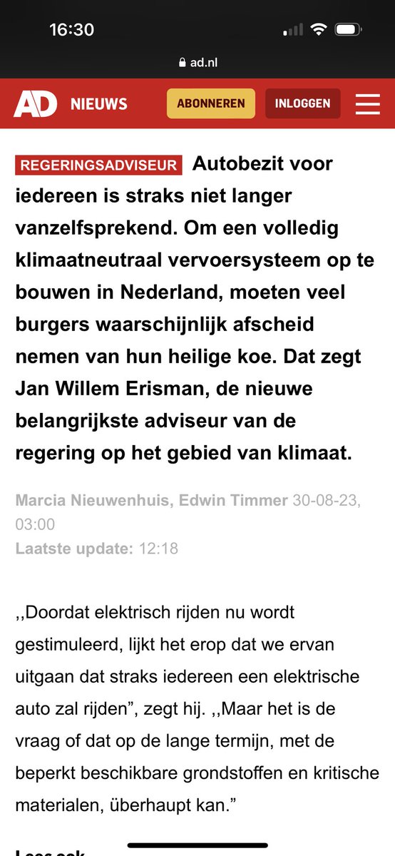 leeuw_albert's tweet photo. Jarenlang noemen ze me gek… Jaren later staat het in de krant. You’ll own nothing and you’ll be happy😂 #complotfeit https://t.co/eaEuLA8FgC
