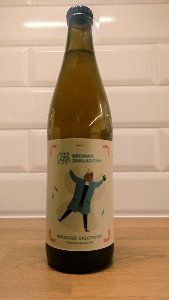 BojanowskiMarek's tweet photo. #351
🍺 Wniosek urlopowy
🇵🇱 Browar Zakładowy
Rice IPA
Alk. 6.6%
Ekst.wag. 16.0
3.5/5
#craftbeer #polishbeer #riceipa #piwokraftowe #browar #BrowarZakładowy #beergeak #beerpics #wroclaw https://t.co/vYv6Chcavj