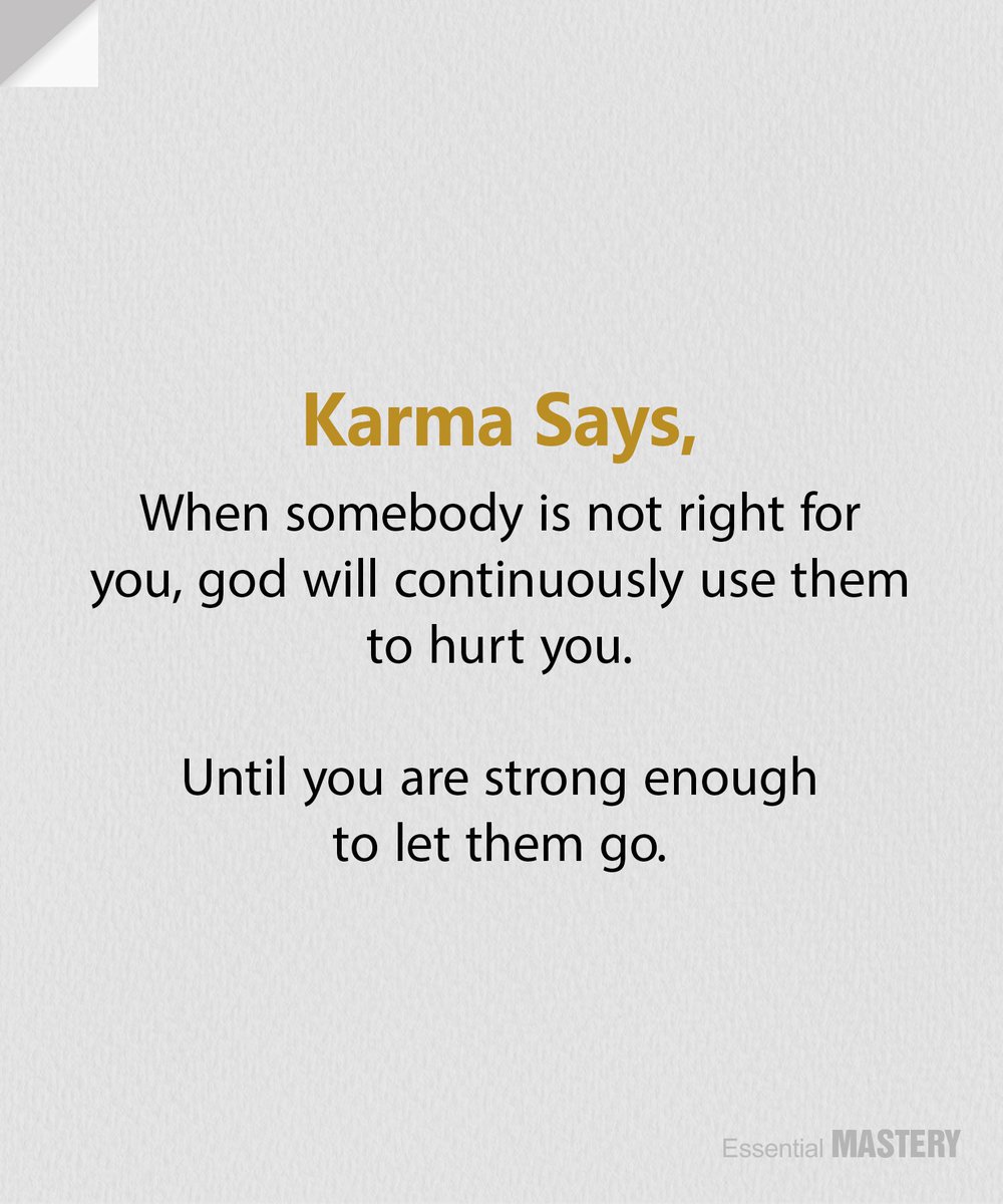 EssentialMastry's tweet photo. Karma says, https://t.co/LJhruin3bM