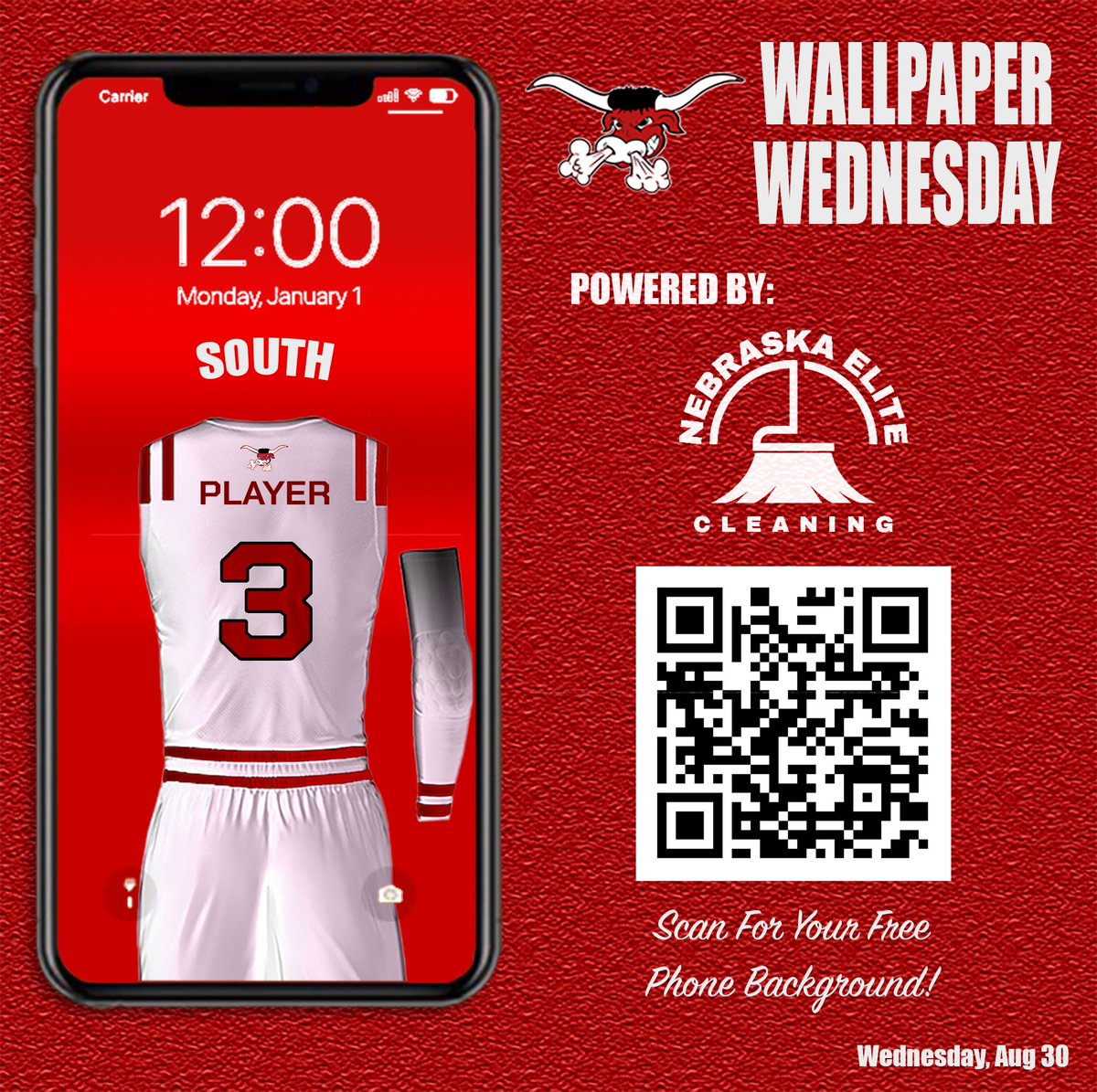Wallpaper Wednesday!!  Packer fans, scan the QR code and submit a name and number for your jersey. You’ll get a custom phone background!  #GoPack