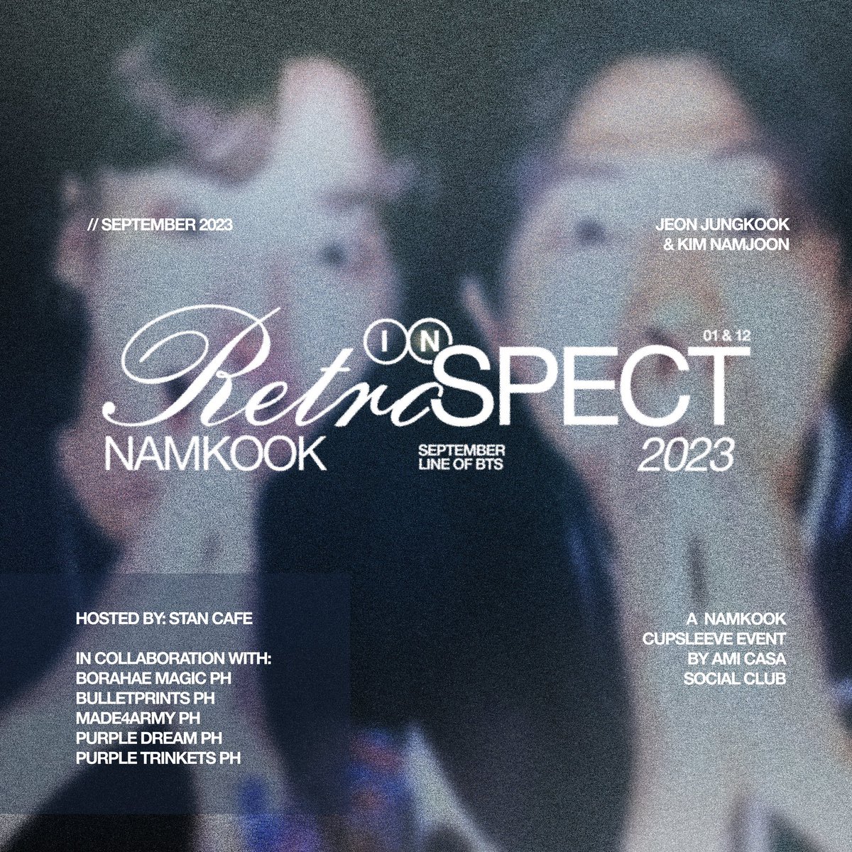 HI, NORTH ARMYS!! 💜

If you’re available this 09/23, you might want to join this cupsleeve event for NAMKOOK’s special days 🥳 

In Retrospect: A NAMKOOK Cupsleeve Event 🖤💙

Register here: ami-casa.me

#namkook #jungkook #namjoon #rm #jk #bts #btsarmyph #namkookday