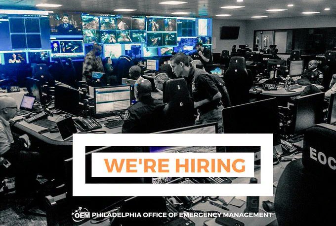 Two great opportunities to be a part of public safety in Philadelphia. Now taking applications for Emergency Management Liaison Officer (EMLO) as well as Regional Integration Center (RIC) Coordinator.  More info ➡️bit.ly/2gvCdK5 #PHLCityJobs #EmergencyManagament