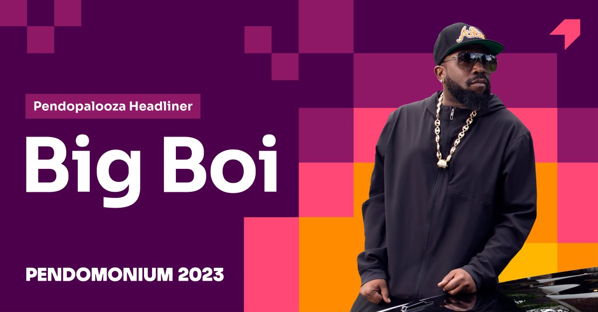 We’ve got some BIG news… 👀

The one and only 💥Big Boi💥 will be headlining Pendopalooza at #Pendomonium!

With 7️⃣ GRAMMY Awards and numerous Billboard-topping hits under his belt—we’re thrilled to have Big Boi joining us to celebrate All Night 🤩

bit.ly/3Ekxzqi