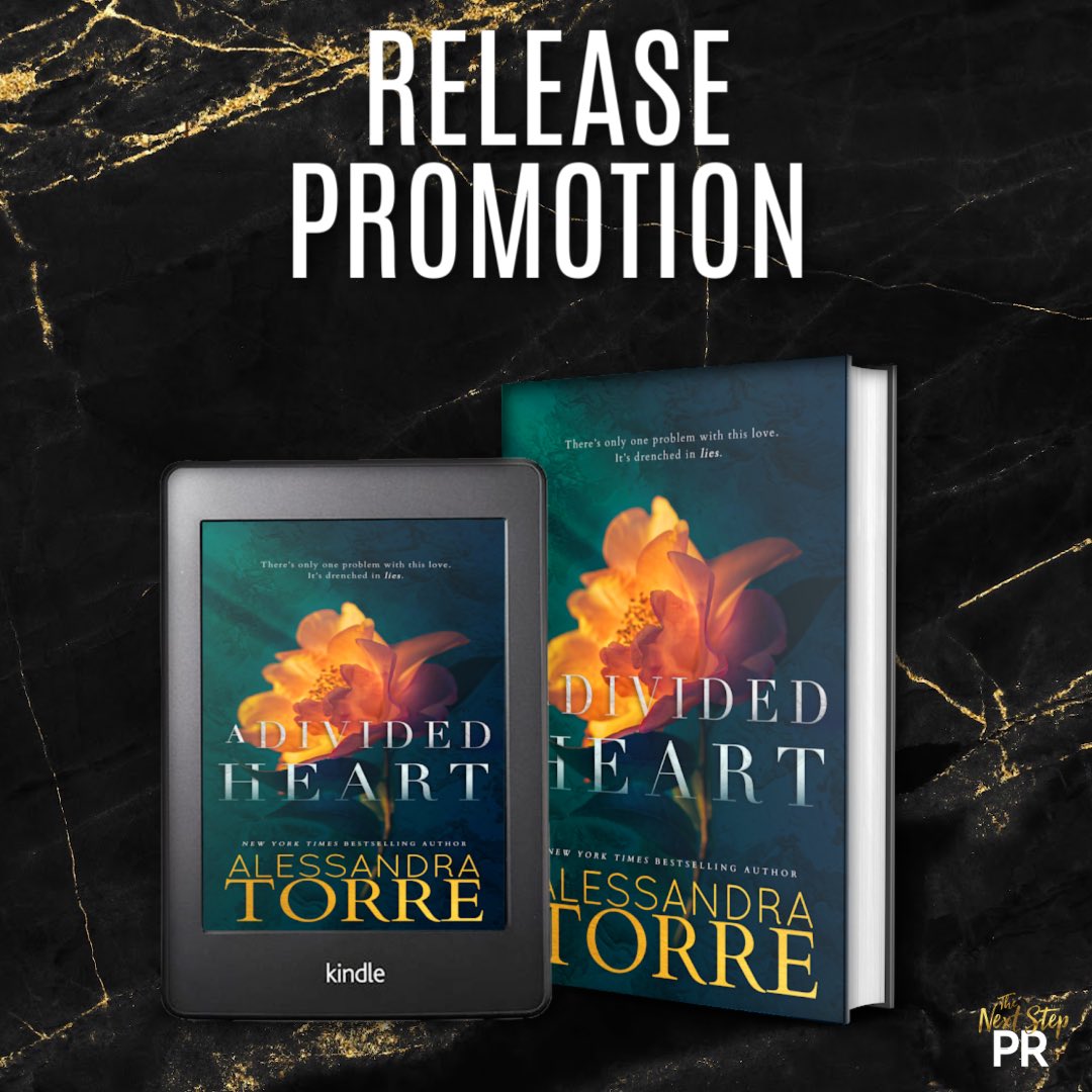 𝗔 𝗗𝗜𝗩𝗜𝗗𝗘𝗗 𝗛𝗘𝗔𝗥𝗧 - 𝗢𝗨𝗧 𝗡𝗢𝗪!
#ADividedHeart by @ReadAlessandra #OutNow
#ADividedHeartReleaseAT #AlessandraTorre
#BillionaireRomance #Standalone
#ReadToday tinyurl.com/3y5ta9fw
#GR goodreads.com/book/show/1956…
#HostedBy @TheNextStepPR