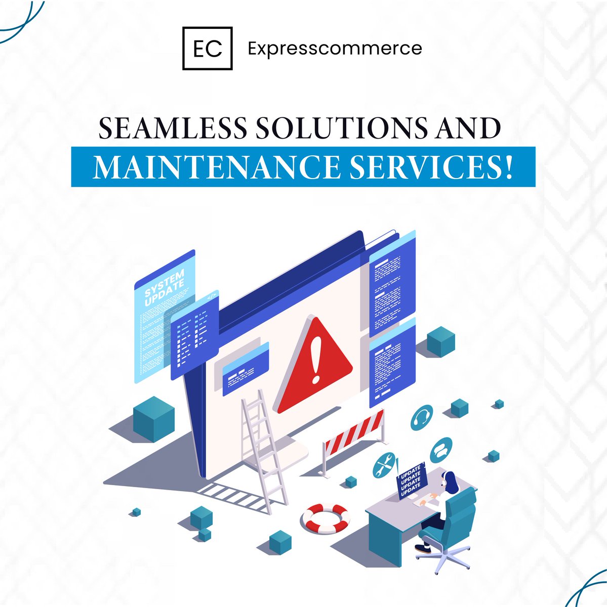 ExpressCommCo's tweet photo. We don't just build websites - we build lasting relationships. Our dedicated support and maintenance ensure your online business stays running smoothly, always!  

#CustomerSupport #Partnership #eCommerce #Development #Java #CakePHP #Future #technology #expresscommerce https://t.co/QFrkn5k60B