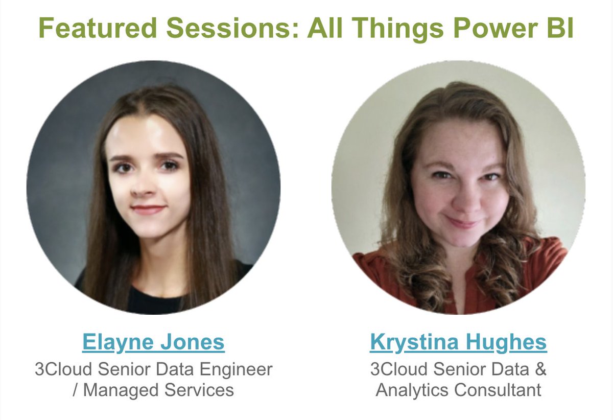 Are you ready for all things #PowerBI? #EnvisionSummit has 2 can't-miss sessions to help you become a #data wizard! Learn to integrate generative #AI in your #PBI and build out your report perfecting toolbelt. Sign up to see these #womenintech in action!
bit.ly/3O82SJ6