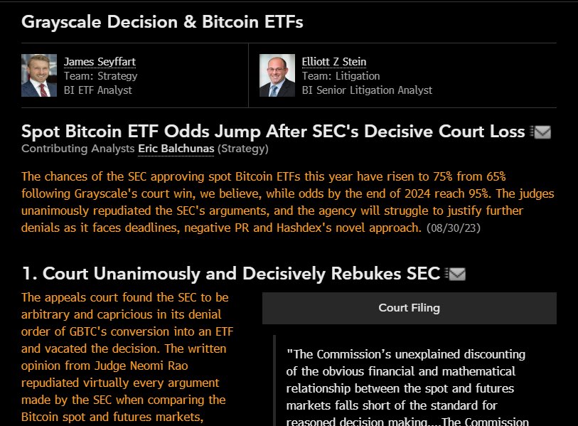 AshCrypto's tweet photo. 🚨 BULLISH 🚨

Bloomberg Analysts are confident 
that First US spot Bitcoin ETF can 
launch in next 120 days. https://t.co/Giszz6Hfly