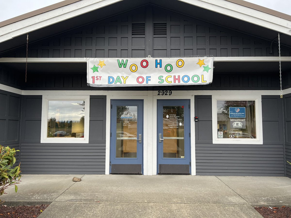 First day of school. Here’s to a great year ESD!
