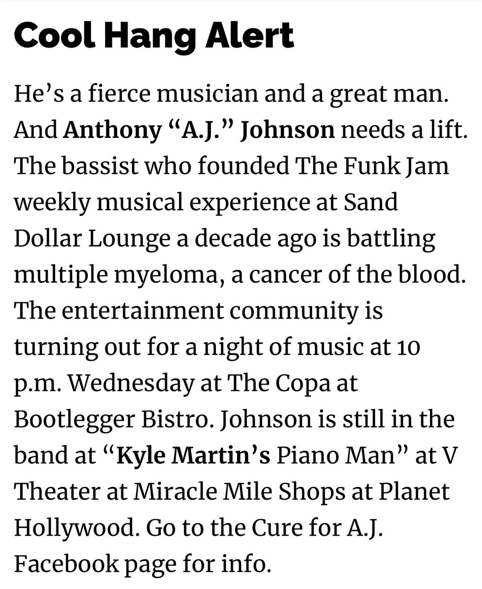 Tonight. Support a friend in the #Vegas entertainment community. #RJNow <a href="/reviewjournal/">Las Vegas Review-Journal</a>