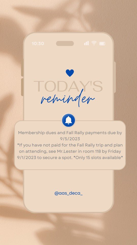 AAS DECA tweet media