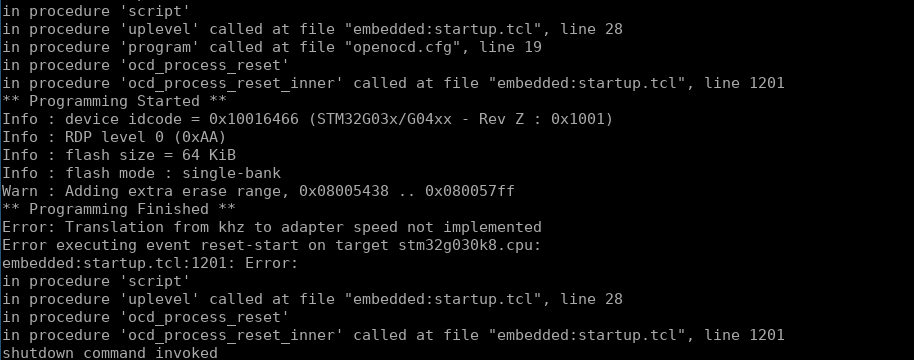 SakthiVelumani's tweet image. @librecomputer leveraged the capability of LePotato to use it as a SWD programmer for my custom STM32 board using openocd. Now I can program and debug remotely.
#lepotato #openocd #stm32
