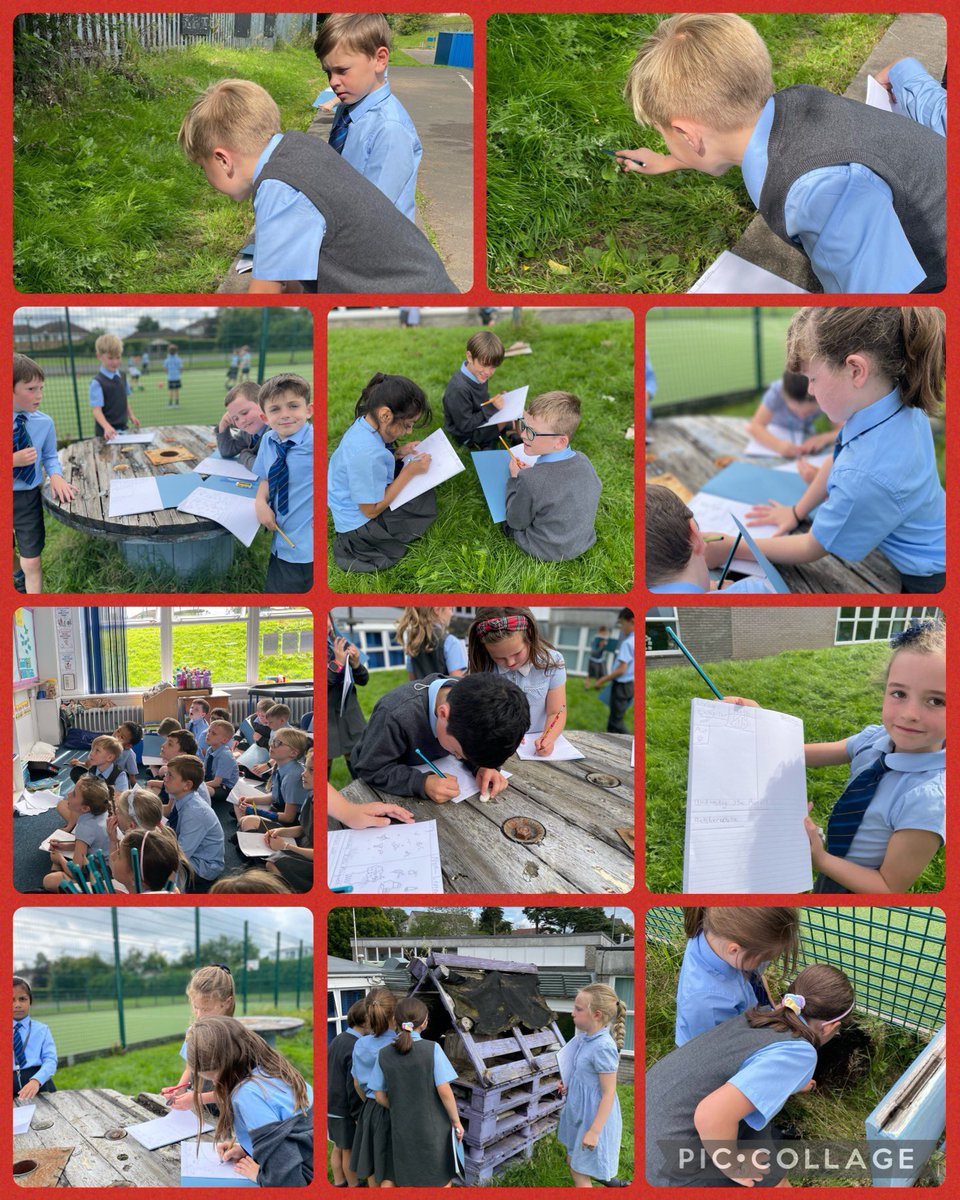 StJosephsERC's tweet image. Primary 4 enjoyed a nature walk this afternoon, looking for living and non-living things. We recorded these in our jotter, and discussed our findings with our peers! @ERC_STEM #ERCSTEM