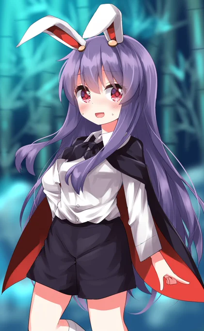 2065日目 リグルの服を無理やり着せられたうどんげ 