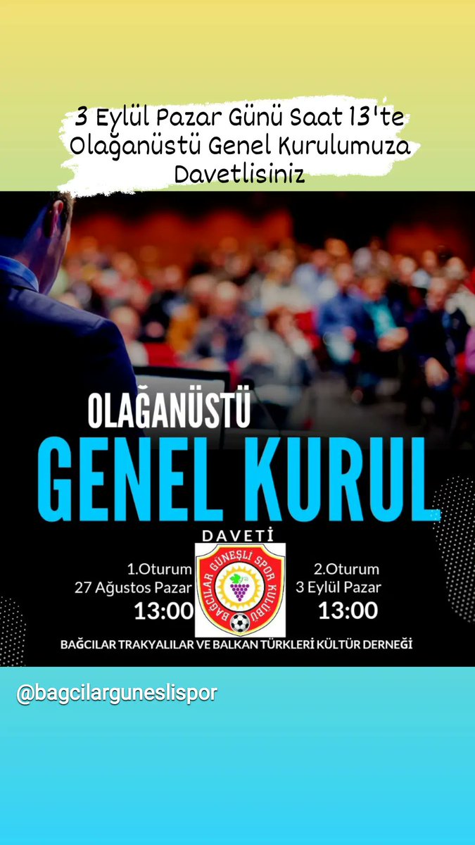3 Eylül Pazar Günü Saat 13'te Olağanüstü Genel Kurulumuza Davetlisiniz <a href="/MithatSayar/">Mithat Sayar</a> <a href="/abdullahozdemir/">Abdullah Özdemir</a> <a href="/abdullahucgun33/">Abdullah Uçgun</a> <a href="/rustemtuysuz/">Rüstem Tüysüz</a> <a href="/onuryesilmhp/">Onur YEŞİL #MHP</a> <a href="/AvMuratimrek/">MURAT İMREK</a> <a href="/Ayhan_Akiner/">Ayhan Akıner</a> <a href="/MertcanKaplann/">Mertcan KAPLAN</a> <a href="/MeteKOCA3455/">Mete K O C A</a> <a href="/bunyaminciftci_/">Bünyamin Çiftçi</a> <a href="/erdem_berkcan/">ERDEM BERKCAN</a> <a href="/SerkanKuck/">Serkan KÜÇÜK</a> <a href="/zekaisonmez/">Zekai SÖNMEZ</a> <a href="/AliDusmezz/">ALİ DÜŞMEZ</a>