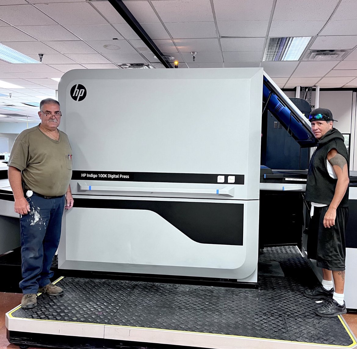 onlyTGI's tweet image. TGI is excited to introduce our new @HP Indigo 100K Digital Press which will help transform our production by creating better efficiencies with its speed &amp;amp; non-stop variable printing capabilities. We have only just started and we can already see the magic! #digitalpress #hpindigo