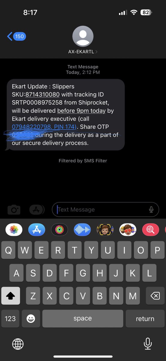 akhilkumar461's tweet photo. Worst service by @ShiprocketIndia @ShiprocketCare From 1 week they are not delivering the order. They said they will deliver today no one called me but now they are saying that I have attempted for future delivery. https://t.co/dh3DyBWpie