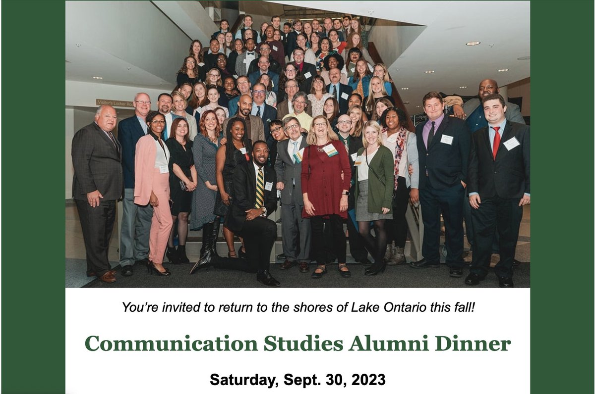 SUNY Oswego Comm. Studies tweet media