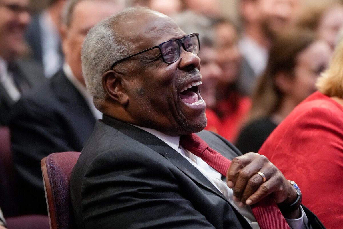 scottjshapiro's tweet image. John Eastman vouching for Clarence Thomas' integrity