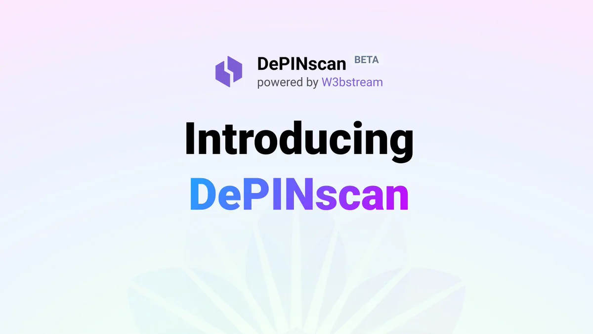 Introducing DePINscan